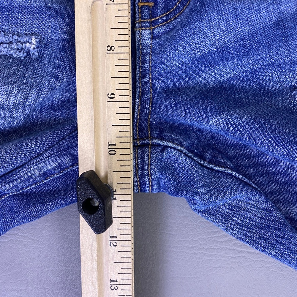 American Eagle Hi-Rise Jegging Jeans Women's 12 Regular Crop Blue Super Stretch - Picture 8 of 12